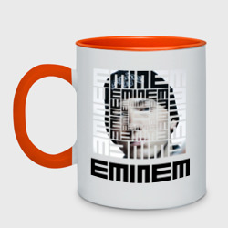 Кружка двухцветная Eminem grey