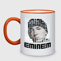 Кружка двухцветная Eminem grey