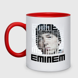 Кружка двухцветная Eminem grey