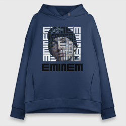 Женское худи Oversize хлопок Eminem grey