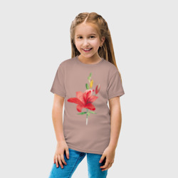 Детская футболка хлопок Red lily - фото 2