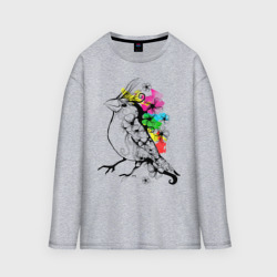 Мужской лонгслив oversize хлопок Birdie