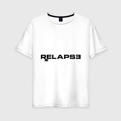 Женская футболка хлопок Oversize Relapse