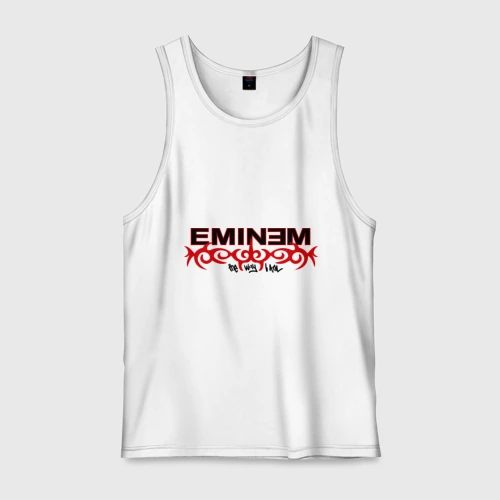 Мужская майка хлопок Eminem узор