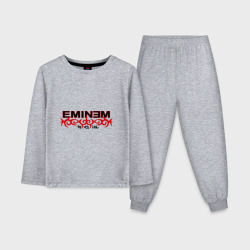 Детская пижама с лонгсливом хлопок Eminem узор