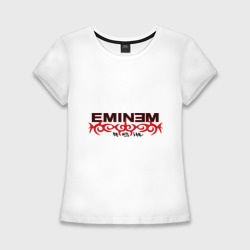 Женская футболка хлопок Slim Eminem узор