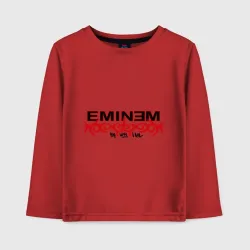 Детский лонгслив хлопок Eminem узор