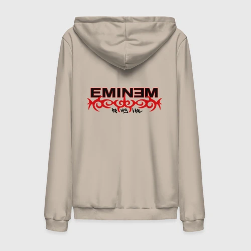 Мужская толстовка на молнии хлопок Eminem узор