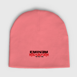 Мужская шапка демисезонная Eminem узор