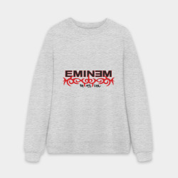 Мужской свитшот oversize без начеса хлопок Eminem узор