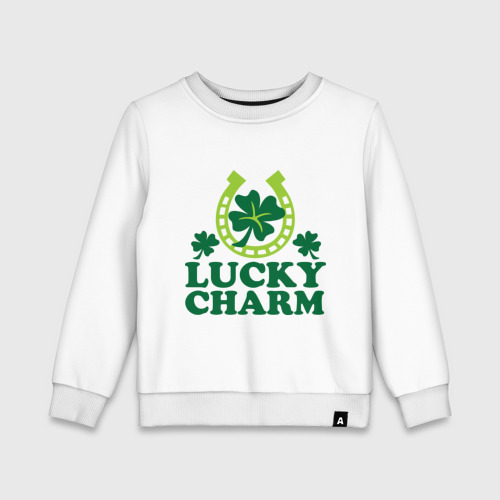 Детский свитшот хлопок Lucky charm - подкова