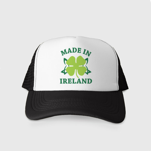 Кепка тракер с сеткой Made in ireland, цвет черный