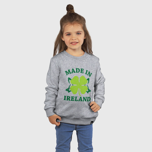 Детский свитшот хлопок Made in ireland, цвет меланж - фото 3