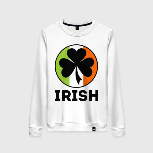 Женский свитшот хлопок Irish - цвет флага