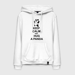 Мужская толстовка хлопок Keep calm and hug a Panda