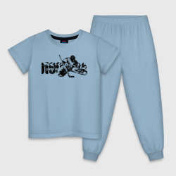 Детская пижама хлопок Hockey goalie