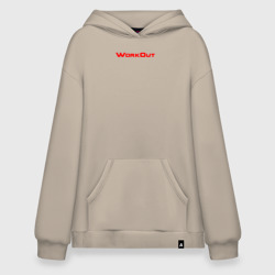 Худи SuperOversize хлопок Фитнес Городских Улиц