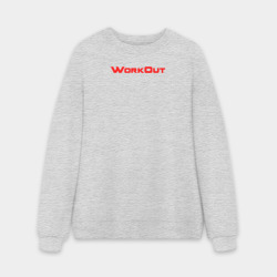 Мужской свитшот oversize без начеса хлопок Фитнес Городских Улиц