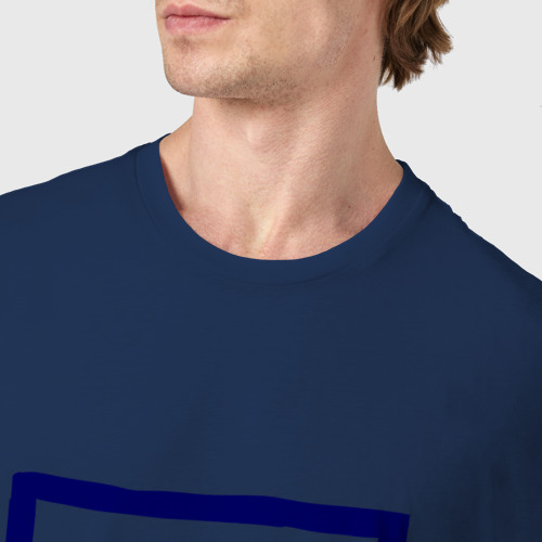 Мужская футболка хлопок Photoshop, цвет темно-синий - фото 6