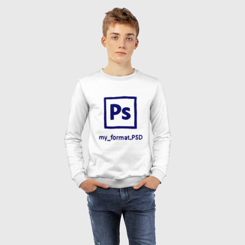 Детский свитшот хлопок Photoshop - фото 7