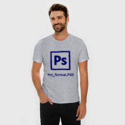 Мужская футболка хлопок Slim Photoshop - фото 2