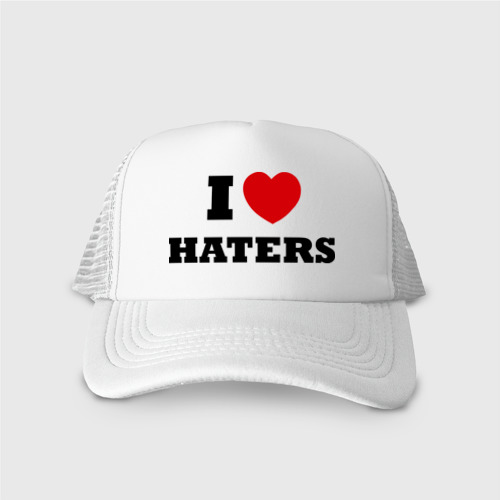 Кепка тракер с сеткой I Love Haters