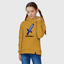 Детское худи Oversize хлопок Меч Minecraft - фото 2