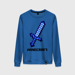 Женский свитшот хлопок Меч Minecraft