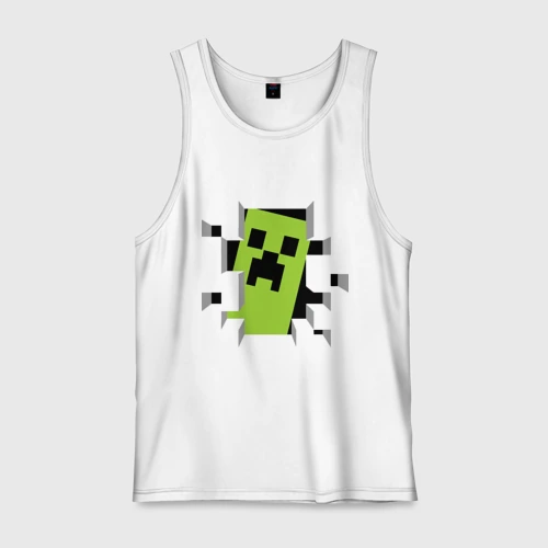 Мужская майка хлопок Crash Minecraft
