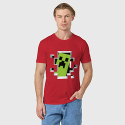 Мужская футболка хлопок Crash Minecraft - фото 2