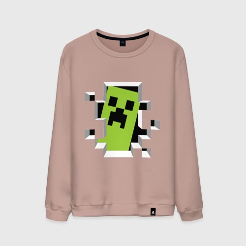 Мужской свитшот хлопок Crash Minecraft