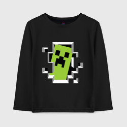 Детский лонгслив хлопок Crash Minecraft