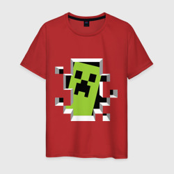 Мужская футболка хлопок Crash Minecraft
