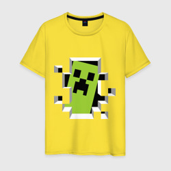 Мужская футболка хлопок Crash Minecraft