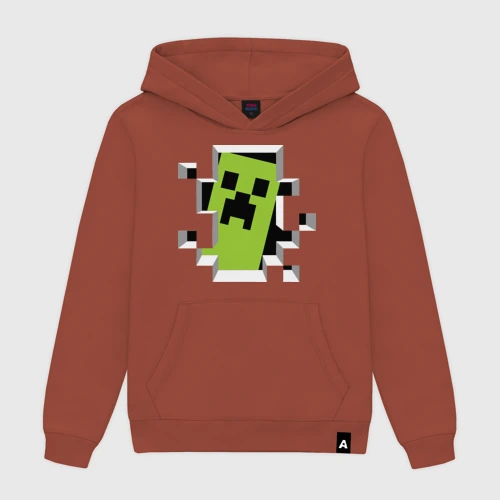 Мужская толстовка хлопок Crash Minecraft