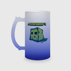 Кружка пивная матовое стекло Creeper