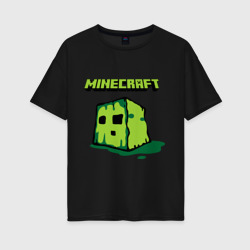 Женская футболка хлопок Oversize Creeper