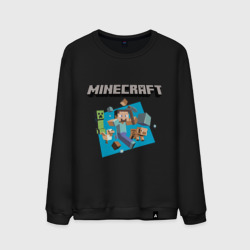 Мужской свитшот хлопок Heroes of Minecraft