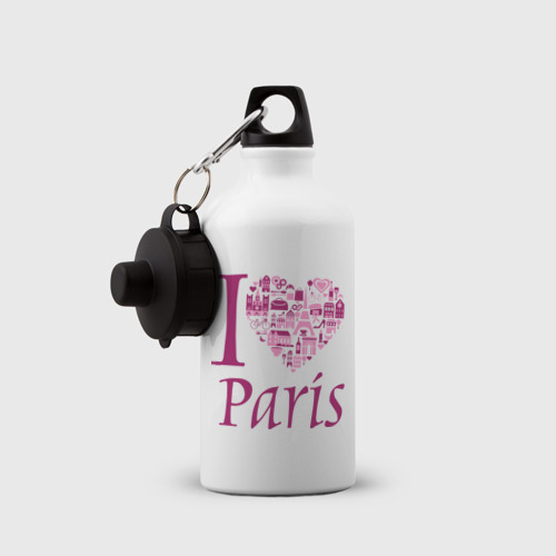 Бутылка спортивная люблю Париж - фото 3