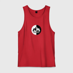 Мужская майка хлопок Street workout инь-янь