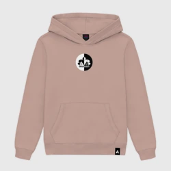 Мужская толстовка хлопок Street workout инь-янь