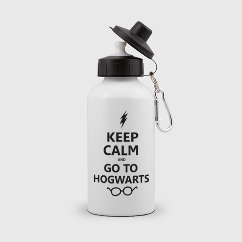 Бутылка спортивная Keep calm and go to hogwarts