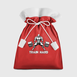 Мешок новогодний Train hard тренируйся усердно