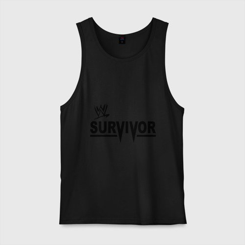 Мужская майка хлопок Survivor, цвет черный