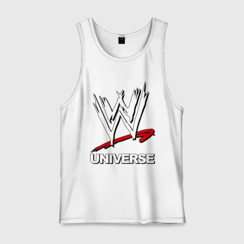 Мужская майка хлопок WWE universe, цвет белый