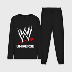 Мужская пижама с лонгсливом хлопок WWE universe