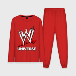 Мужская пижама с лонгсливом хлопок WWE universe