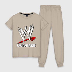 Женская пижама хлопок WWE universe