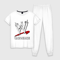 Женская пижама хлопок WWE universe