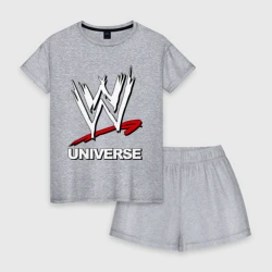 Женская пижама с шортиками хлопок WWE universe